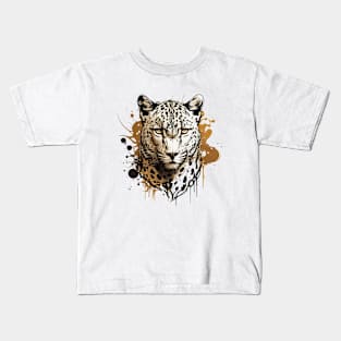 Graffiti Paint Leopard Creative Kids T-Shirt